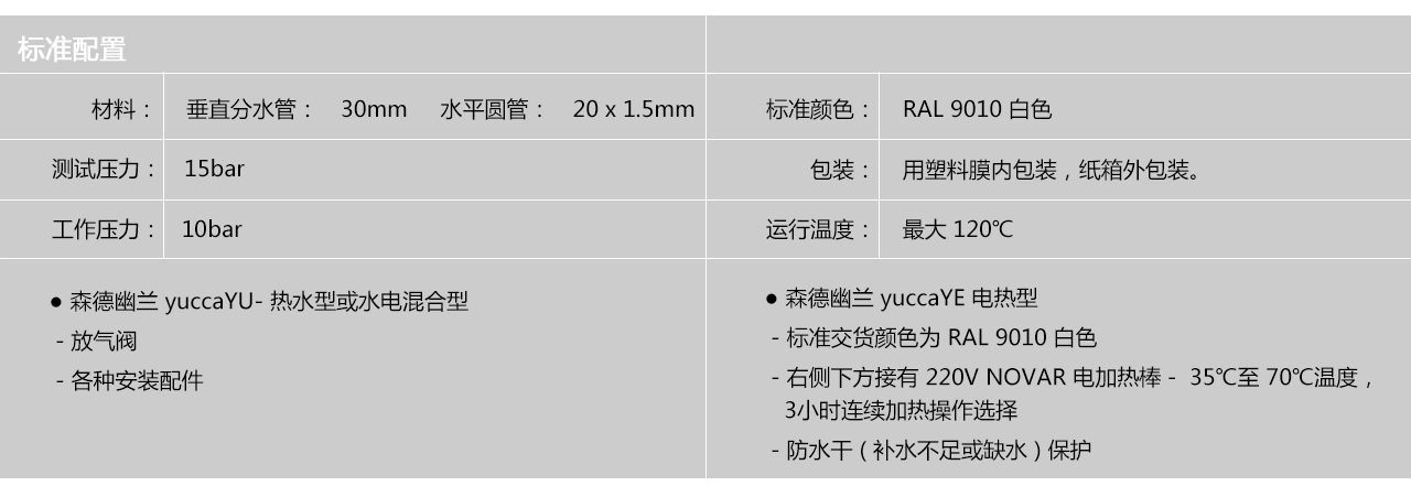 森德幽蘭星yucca衛(wèi)浴散熱器-森德官方網站